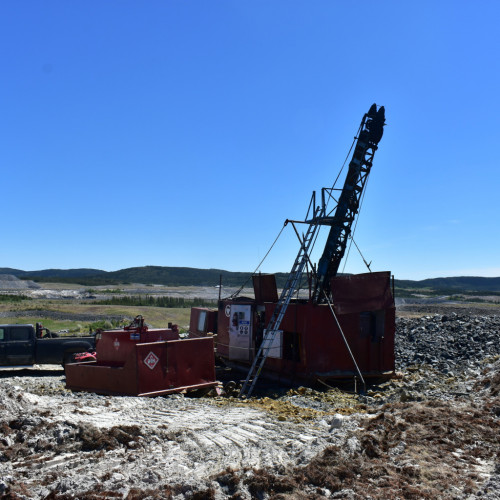 Drilling at the Troilus site
