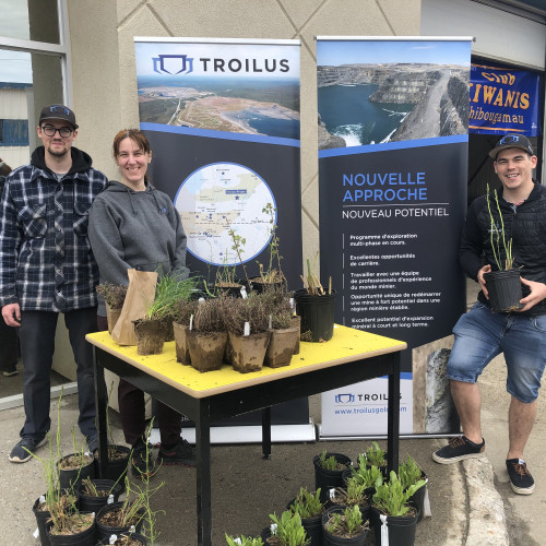 Troilus Gold and the “Club Kiwanis of Chibougamau” partner for the 2022 Plant and Tree Giveaway 