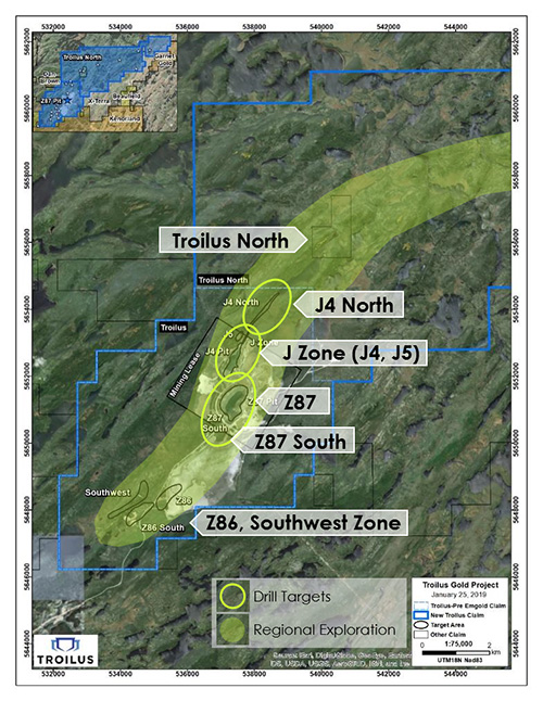 Troilus Property and  Exploration Targets